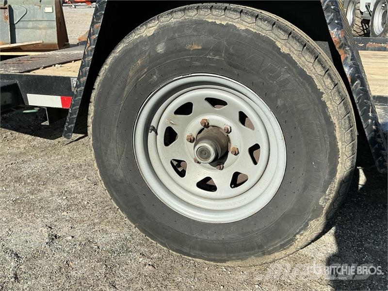 Cam Superline 3CAM612TT 12 ft S/A Tilt Deck Trailer 로우 로더