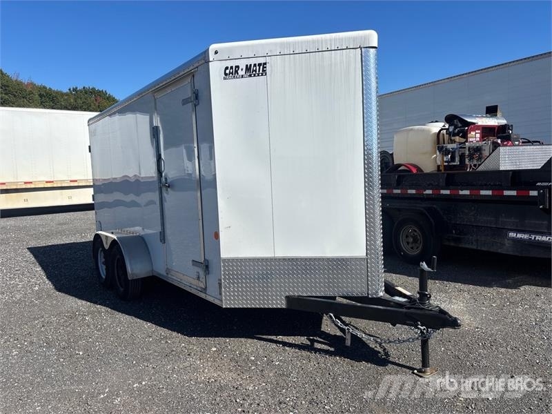 Car Mate Trailers 14 ft T/A Enclosed Trailer Reboques de caixa fechada