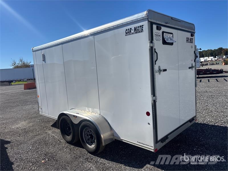 Car Mate Trailers 14 ft T/A Enclosed Trailer Reboques de caixa fechada