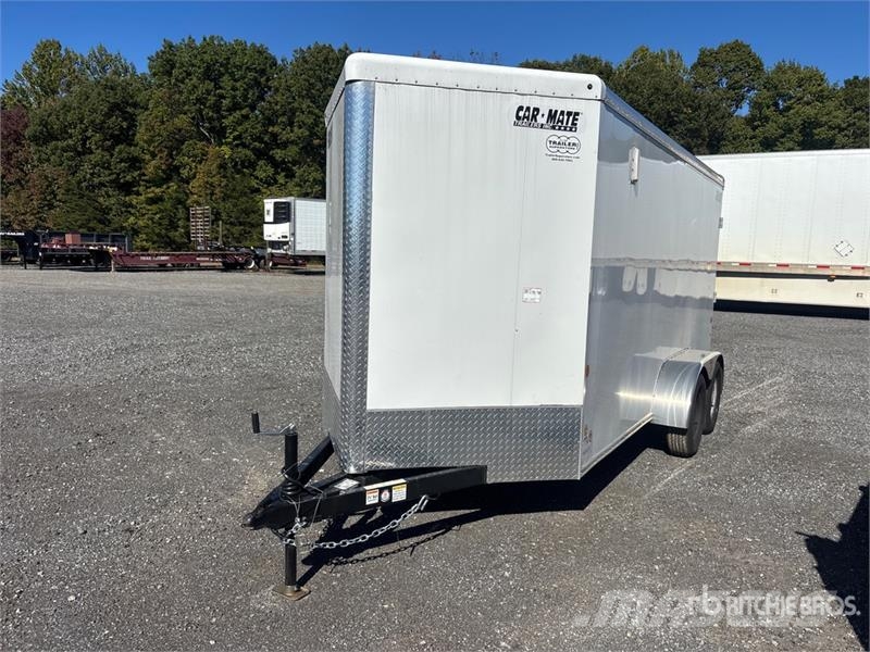 Car Mate Trailers 14 ft T/A Enclosed Trailer Reboques de caixa fechada