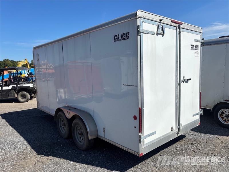 Car Mate Trailers CM716CC-HD 16 ft T/A Enclosed Trailer Furgons