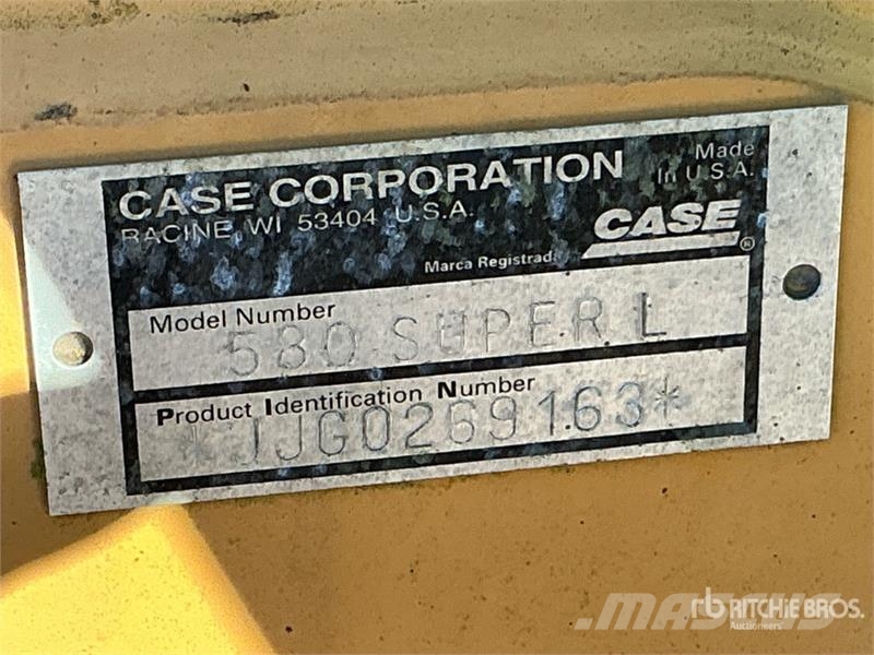 CASE 580L Series 2 Backhoe Loader لوادر ذات جرافات عكسية