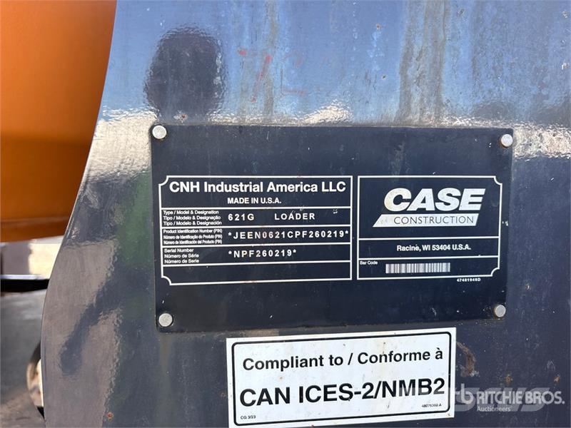 CASE 621G Wheel Loader Wielladers