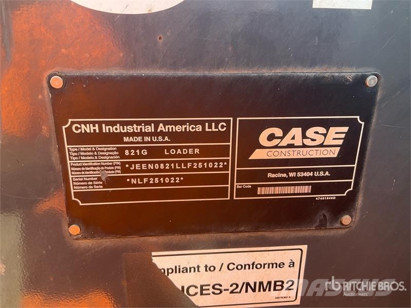 CASE 821G Hjullastare