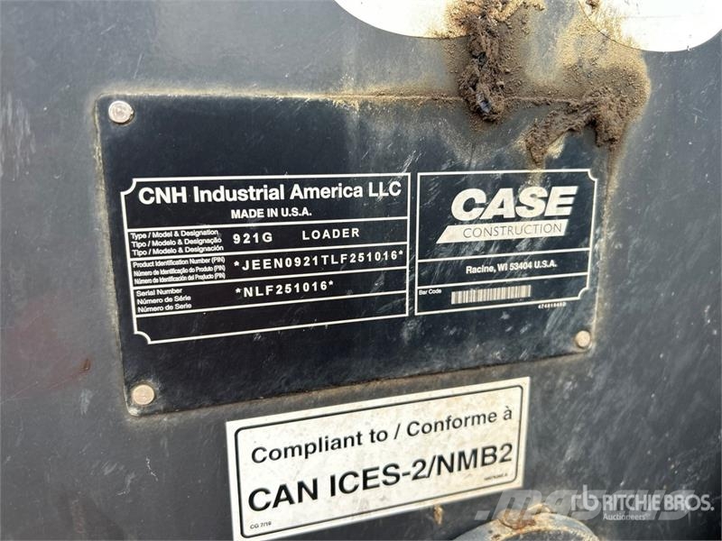 CASE 921G Wheel Loader Колесни товарачи