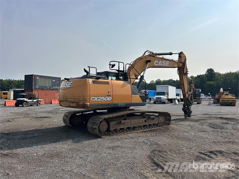 CASE CX250D Tracked Excavator Excavadoras sobre orugas