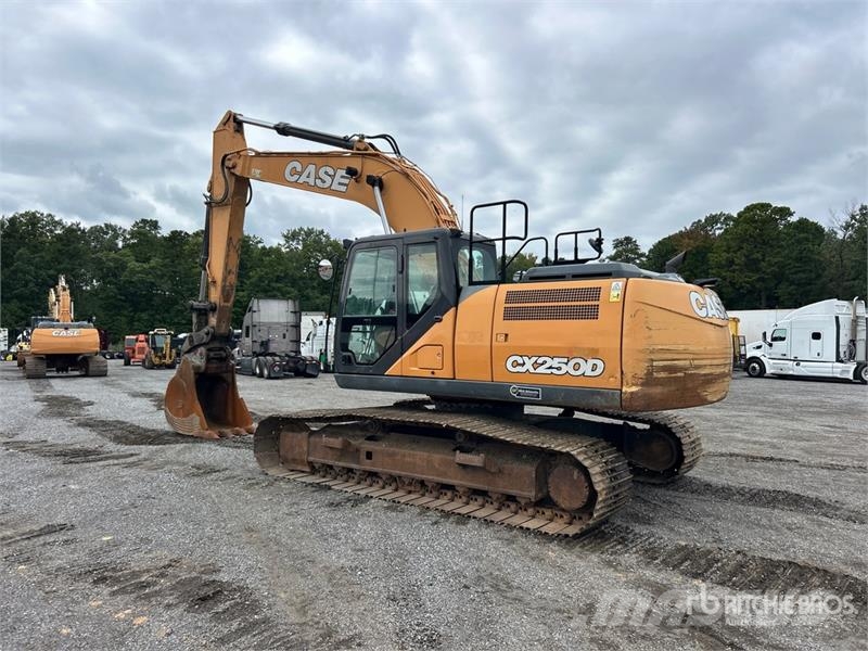 CASE CX250D Tracked Excavator Pelle sur chenilles