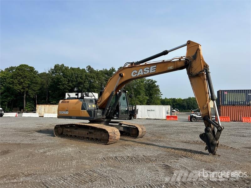 CASE CX250D Tracked Excavator Excavadoras sobre orugas