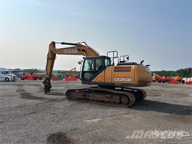 CASE CX250D Tracked Excavator Excavadoras sobre orugas