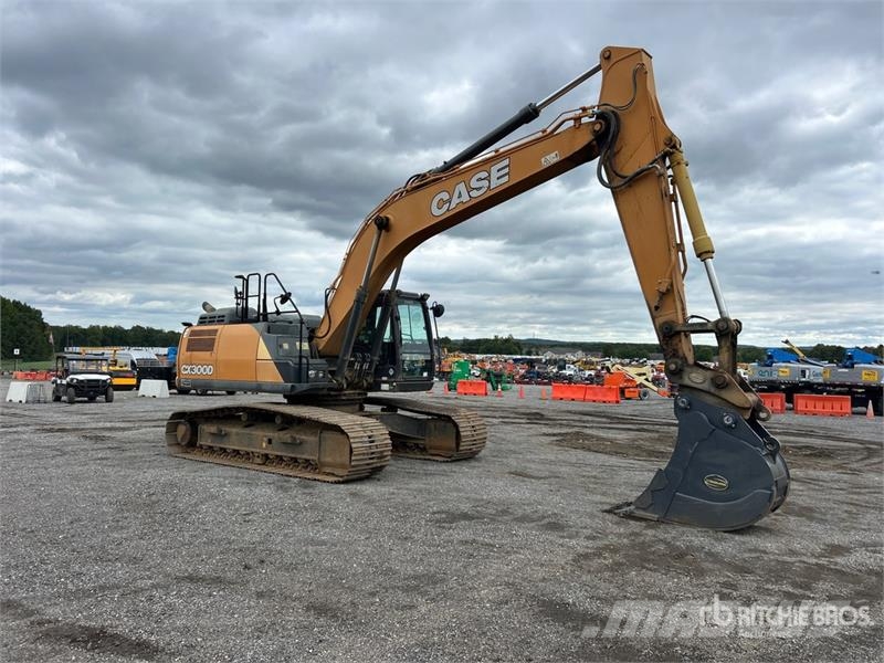CASE CX300D Tracked Excavator Bagri goseničarji