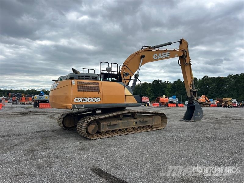 CASE CX300D Tracked Excavator Bagri goseničarji