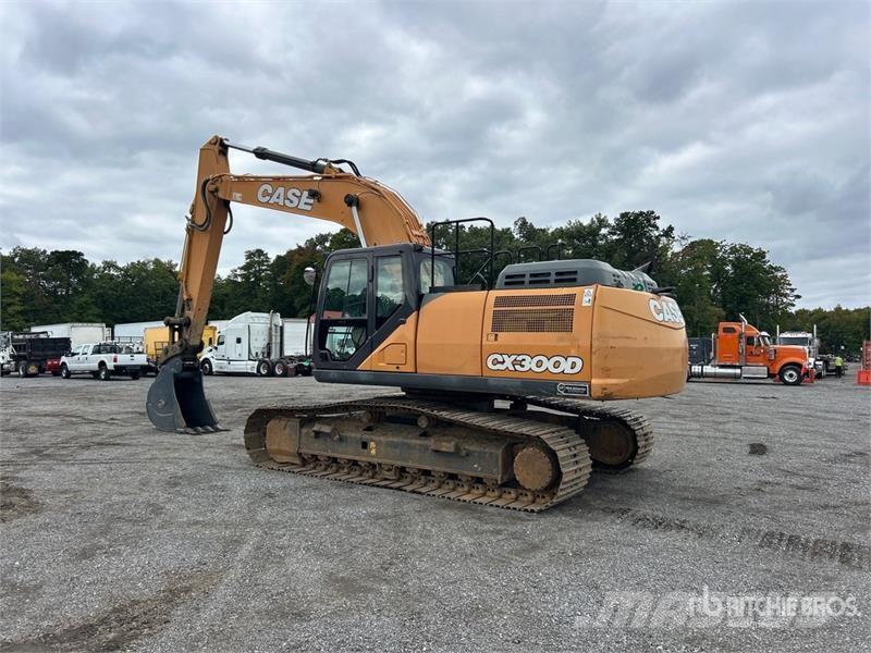 CASE CX300D Tracked Excavator Bagri goseničarji