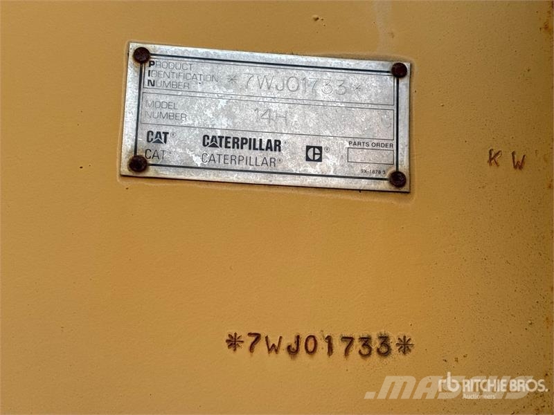 CAT 14H Motor Grader معدات تمهيد الطرق