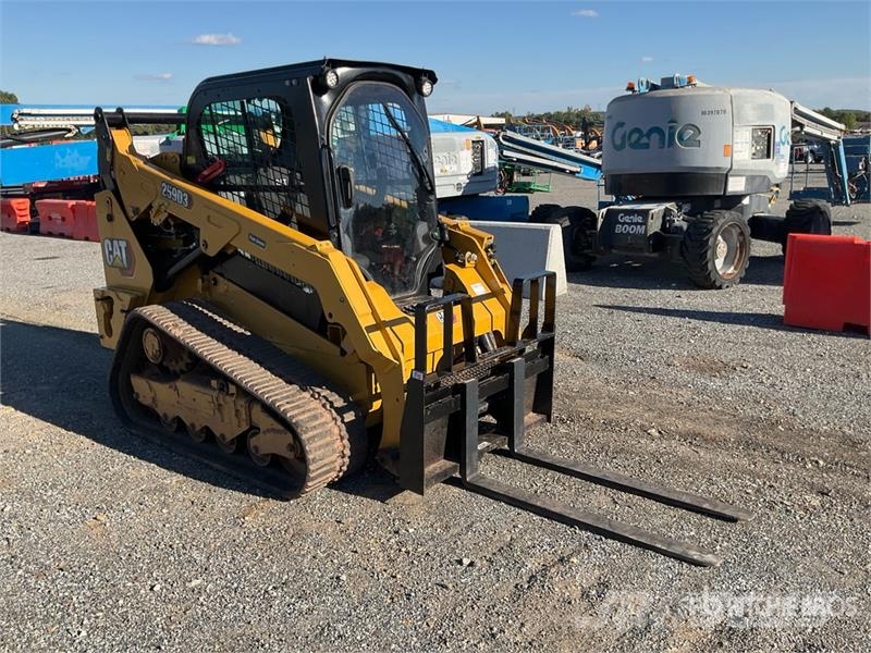 CAT 259D3 Compact Track Loader Mini Pale Gommate