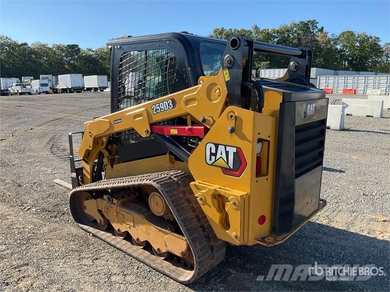 CAT 259D3 Compact Track Loader Mini Pale Gommate