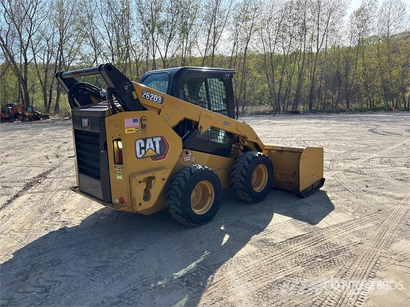 CAT 262D3 Two-Speed Skid Steer Loader Minilæsser - skridstyret
