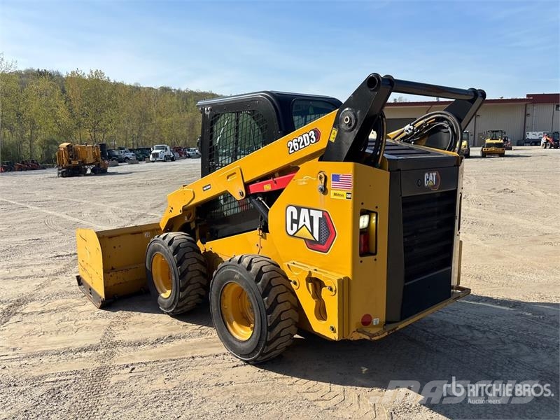 CAT 262D3 Two-Speed Skid Steer Loader Minilæsser - skridstyret