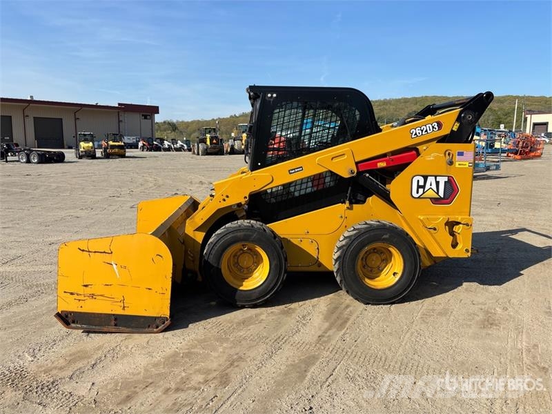 CAT 262D3 Two-Speed Skid Steer Loader Minilæsser - skridstyret