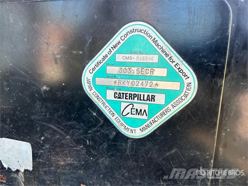 CAT 303.5E CR Εκσκαφάκι (διαβολάκι) < 7t