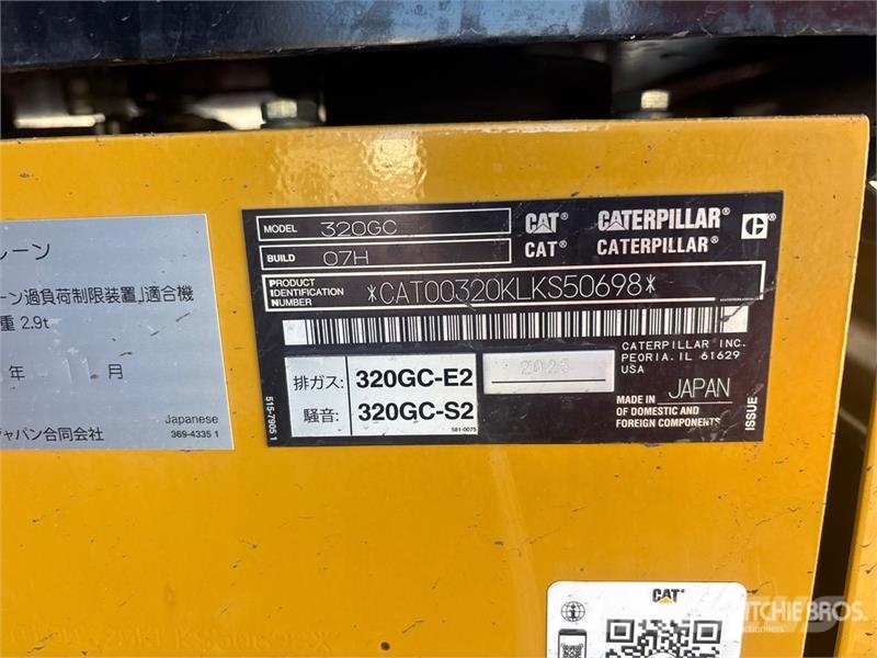 CAT 320GC Tracked Excavator Pelle sur chenilles
