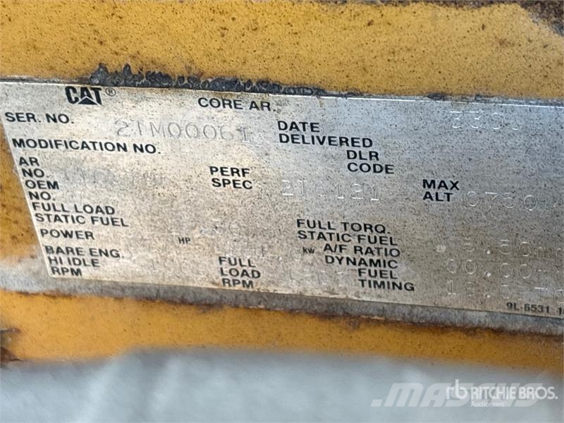 CAT 3306B 250 kW Skid-Mounted Generator Set Dīzeļģeneratori