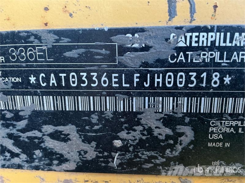 CAT 336E L Tracked Excavator Lánctalpas kotrók