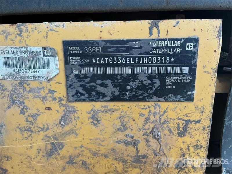 CAT 336E L Tracked Excavator Lánctalpas kotrók
