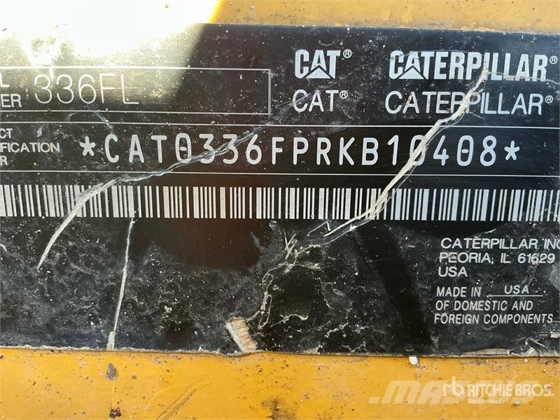 CAT 336F L Tracked Excavator Excavatoare pe șenile