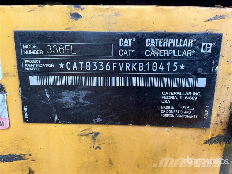 CAT 336F L Tracked Excavator Crawler excavators