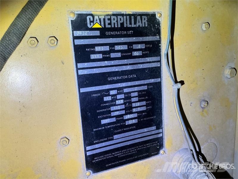 CAT 3412C 545 kW Mobile Generator Set Générateurs diesel