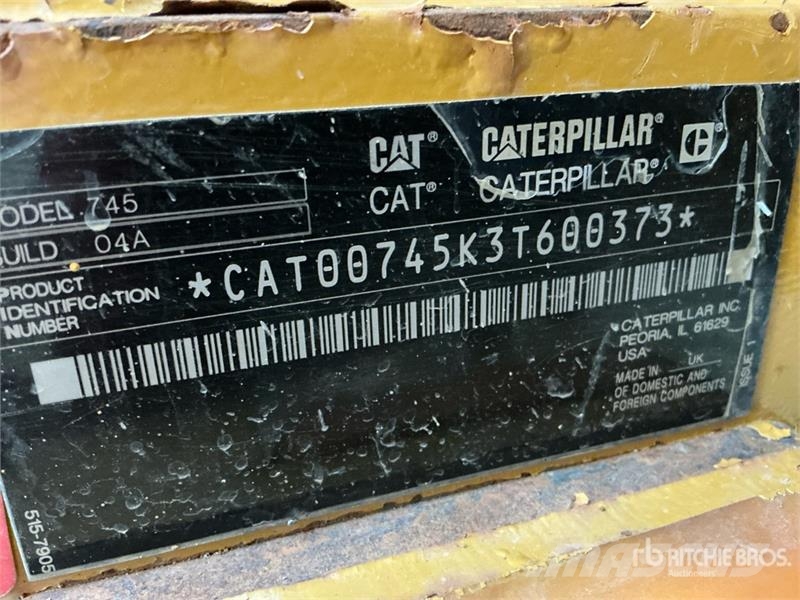 CAT 745 Articulated Dump Truck Artikulētie pašizgāzēji