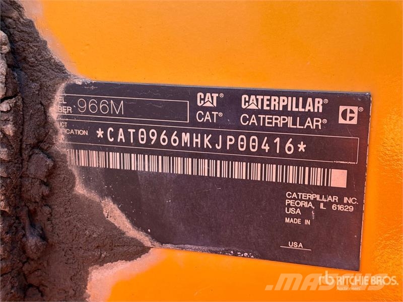 CAT 966M Wheel Loader Læssemaskiner på hjul