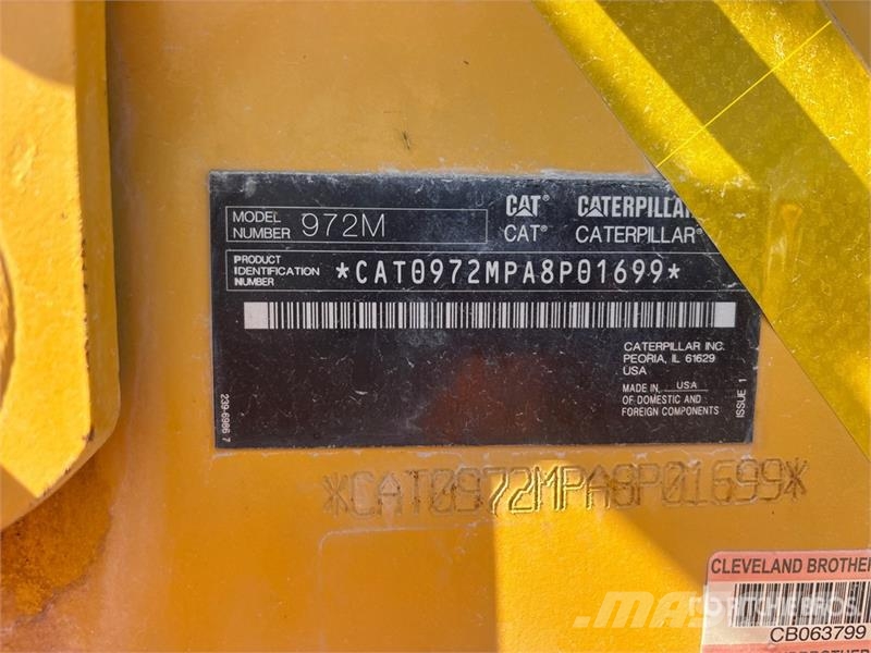 CAT 972M Chargeuse sur pneus