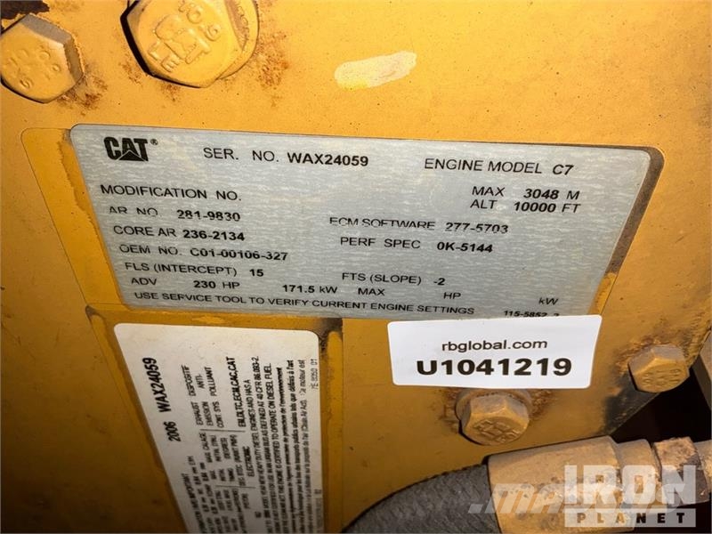 CAT C7 Andere Fahrzeuge