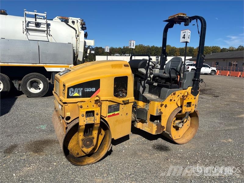 CAT CB-34B Double Drum Roller مداحل ثنائية الاسطوانة