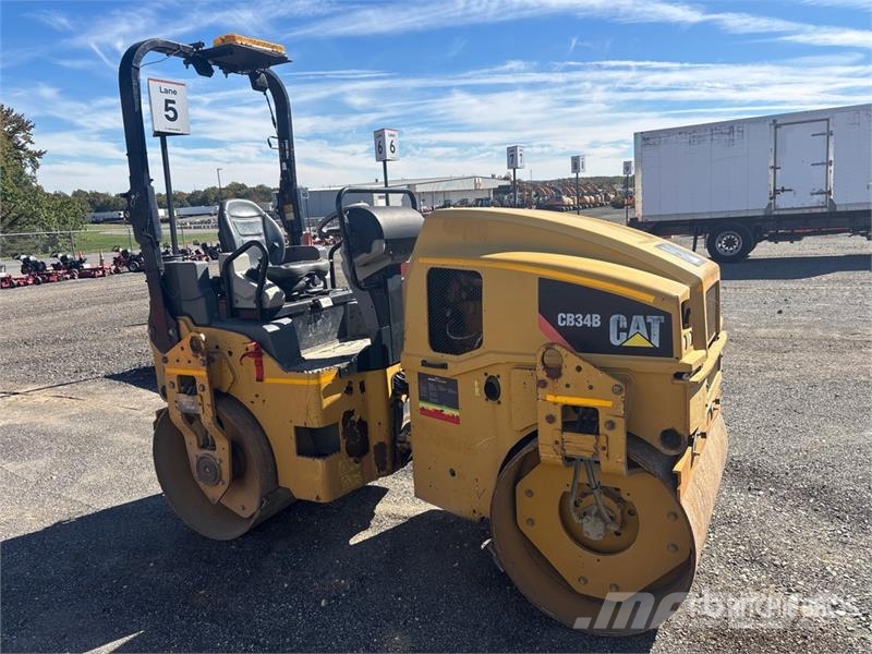CAT CB-34B Double Drum Roller مداحل ثنائية الاسطوانة