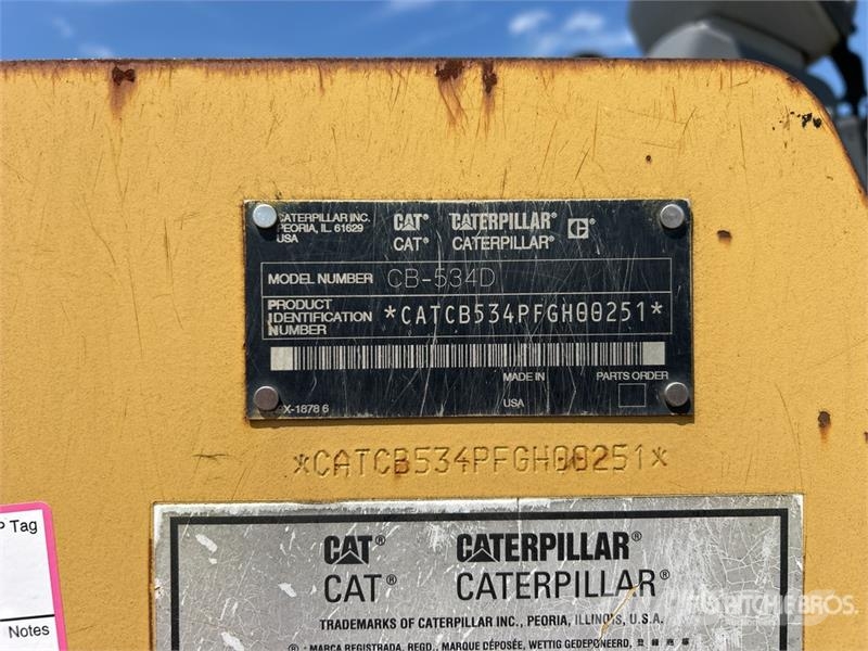 CAT CB-534D Double Drum Roller Rodillos de doble tambor