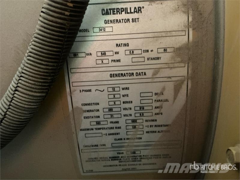 CAT XQ600 545 kW Mobile Generator Set Diesel generatoren