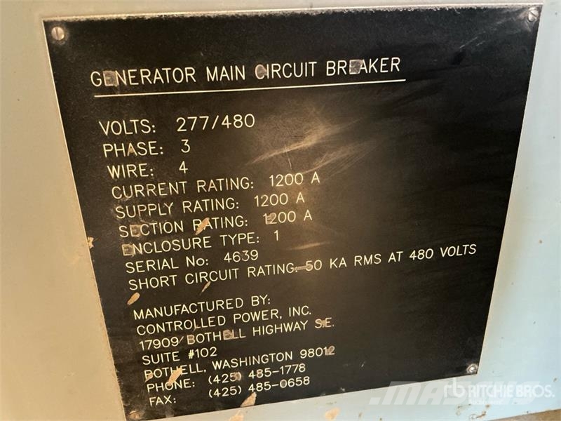 CAT XQ600 545 kW Mobile Generator Set Diesel generatoren