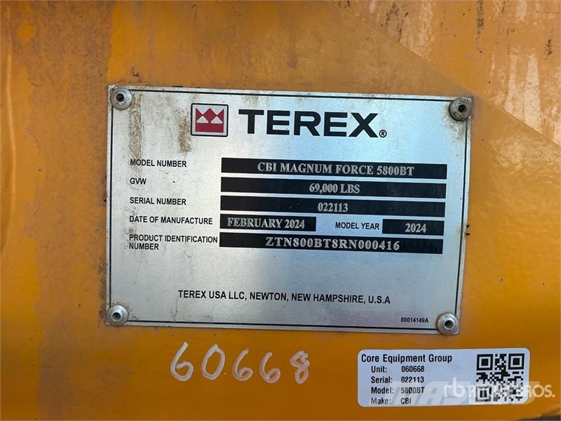 CBI 5800BT Horizontal Grinder Būvniecība- Citi