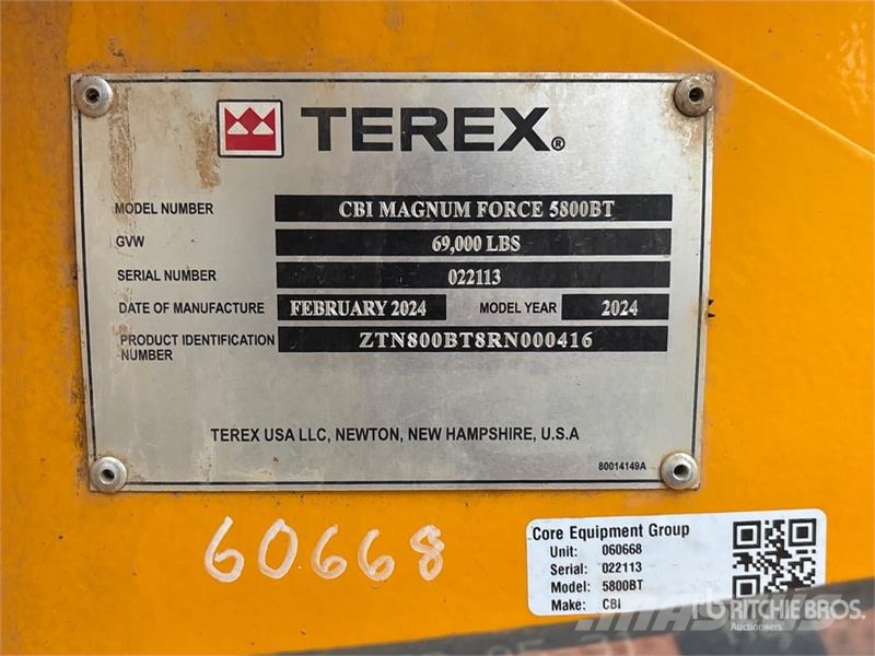 CBI 5800BT Tracked Horizontal Grinder Construcción - Otros