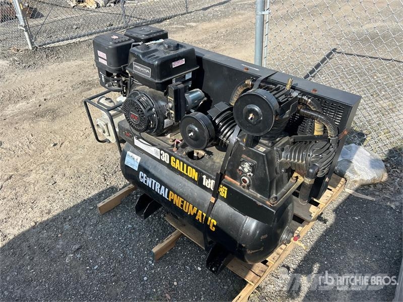 Central Pneumatic Skid-Mounted 30 gal Air Compress 콤푸레샤