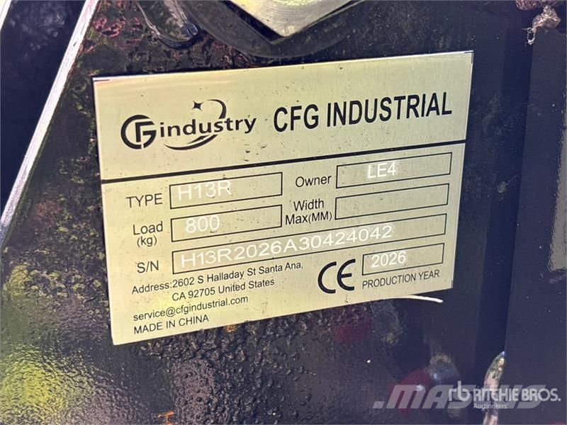 CFG H13R Mini Excavator (Unused) Εκσκαφάκι (διαβολάκι) < 7t