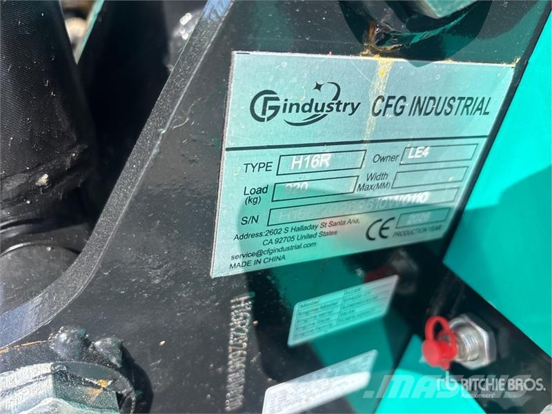 CFG H16R Mini Excavator (Unused) Miniescavatori