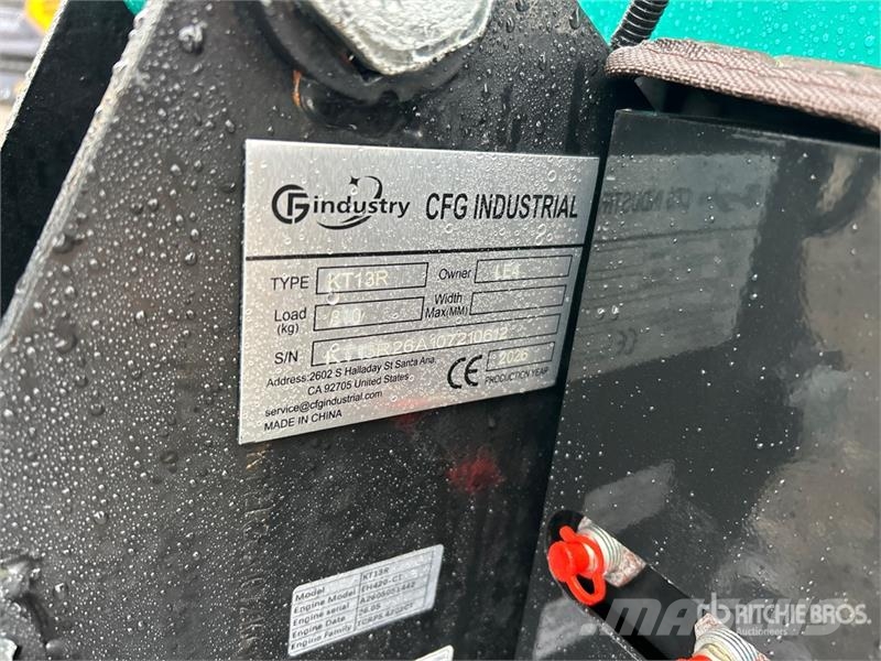 CFG KT13R Mini Excavator (Unused) Miniescavatori