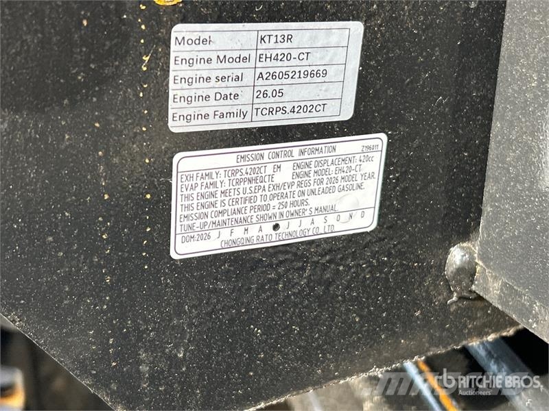 CFG KT13R Mini Excavator (Unused) Miniescavatori