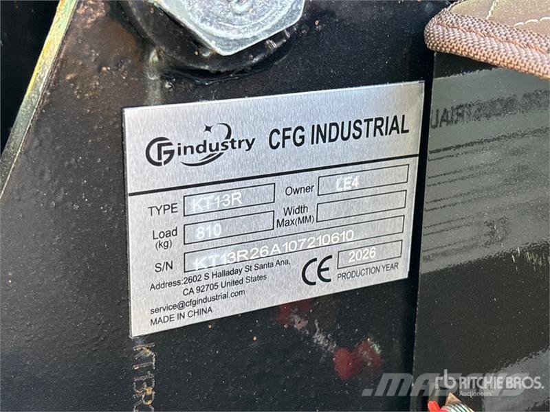 CFG KT13R Mini Excavator (Unused) Miniekskavaatorid < 7 t