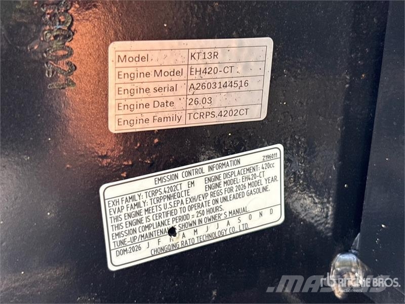 CFG KT13R Mini Excavator (Unused) Εκσκαφάκι (διαβολάκι) < 7t
