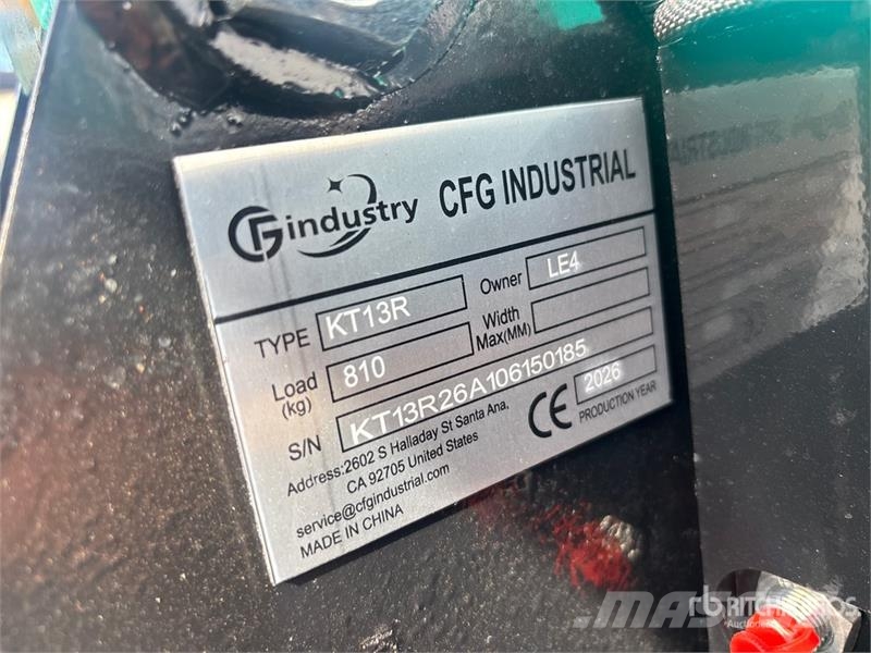 CFG KT13R Mini Excavator (Unused) Minigravemaskiner
