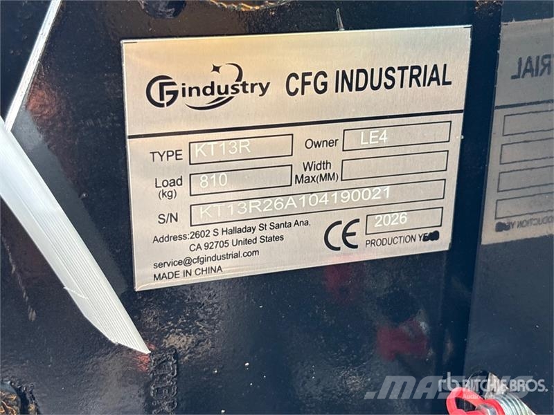 CFG KT13R Mini Excavator (Unused) Εκσκαφάκι (διαβολάκι) < 7t